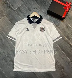 England 1990/92 Home Football Shirt.