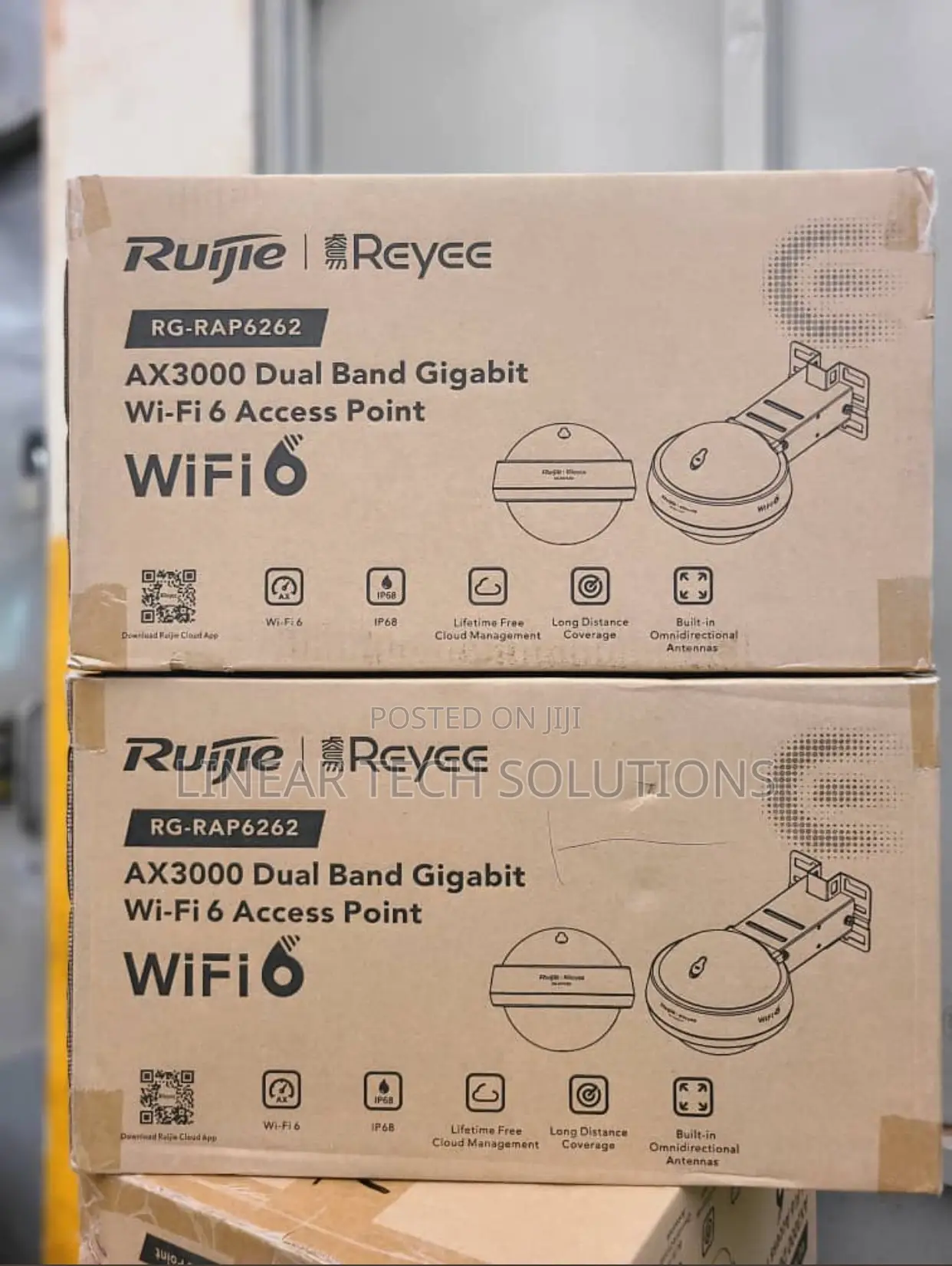 Rg-Rap6262 Reyee Ax3000 High-Performance Outdoor Omni-Directional