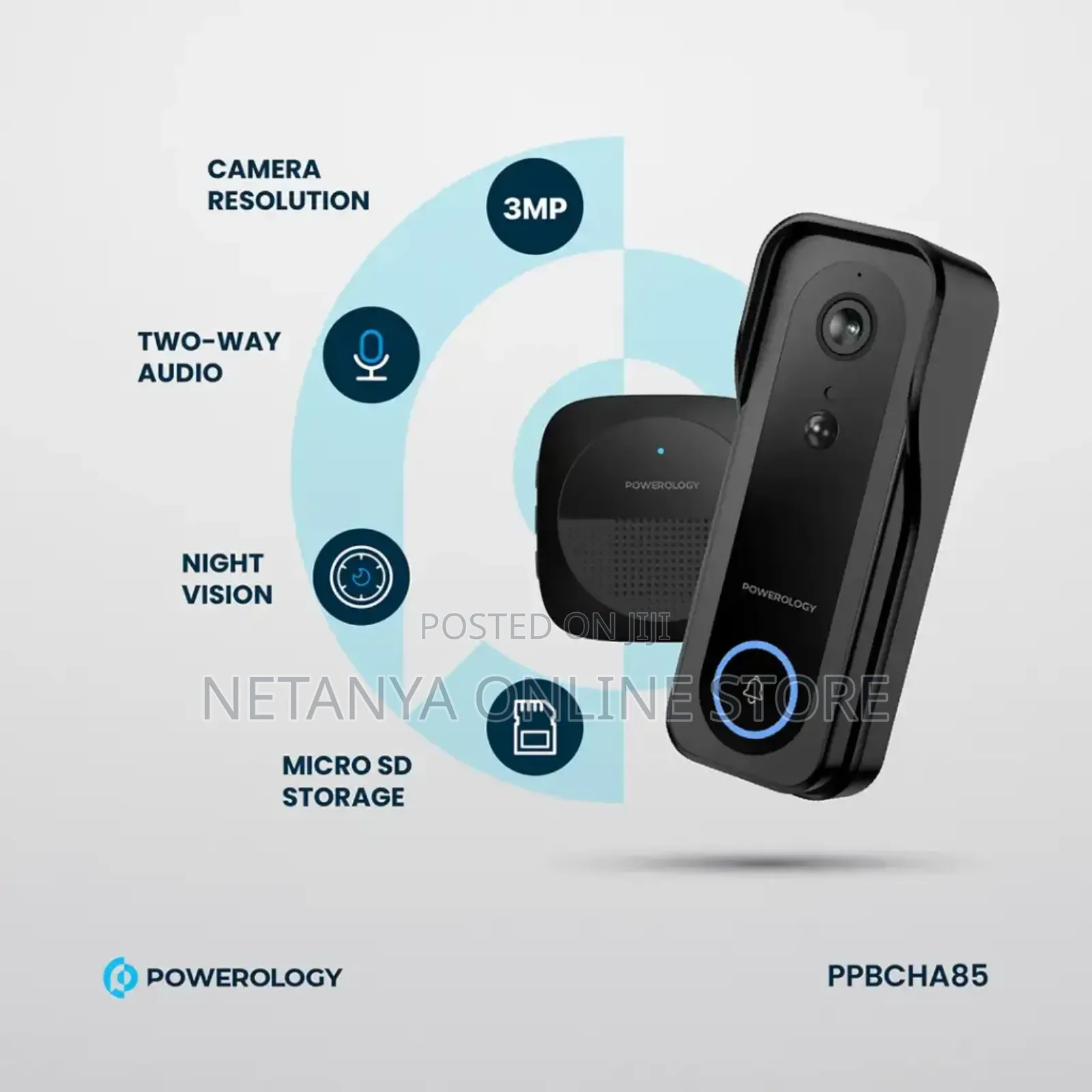 Powerology Smart Door Bell Camera