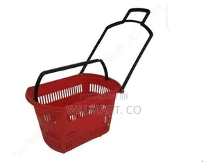 Supermarket Shopping Basket Trolley