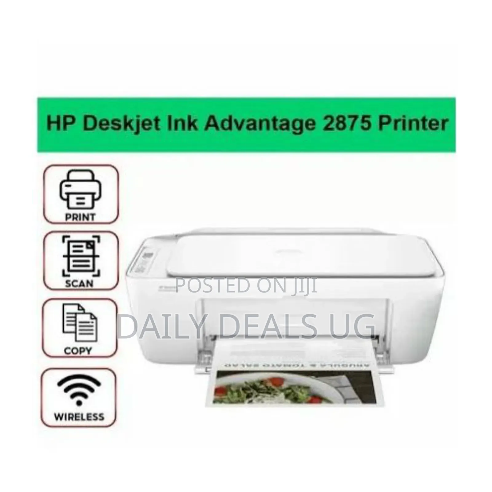 Hp Desk Jet Ink Advantage 2875 Printer