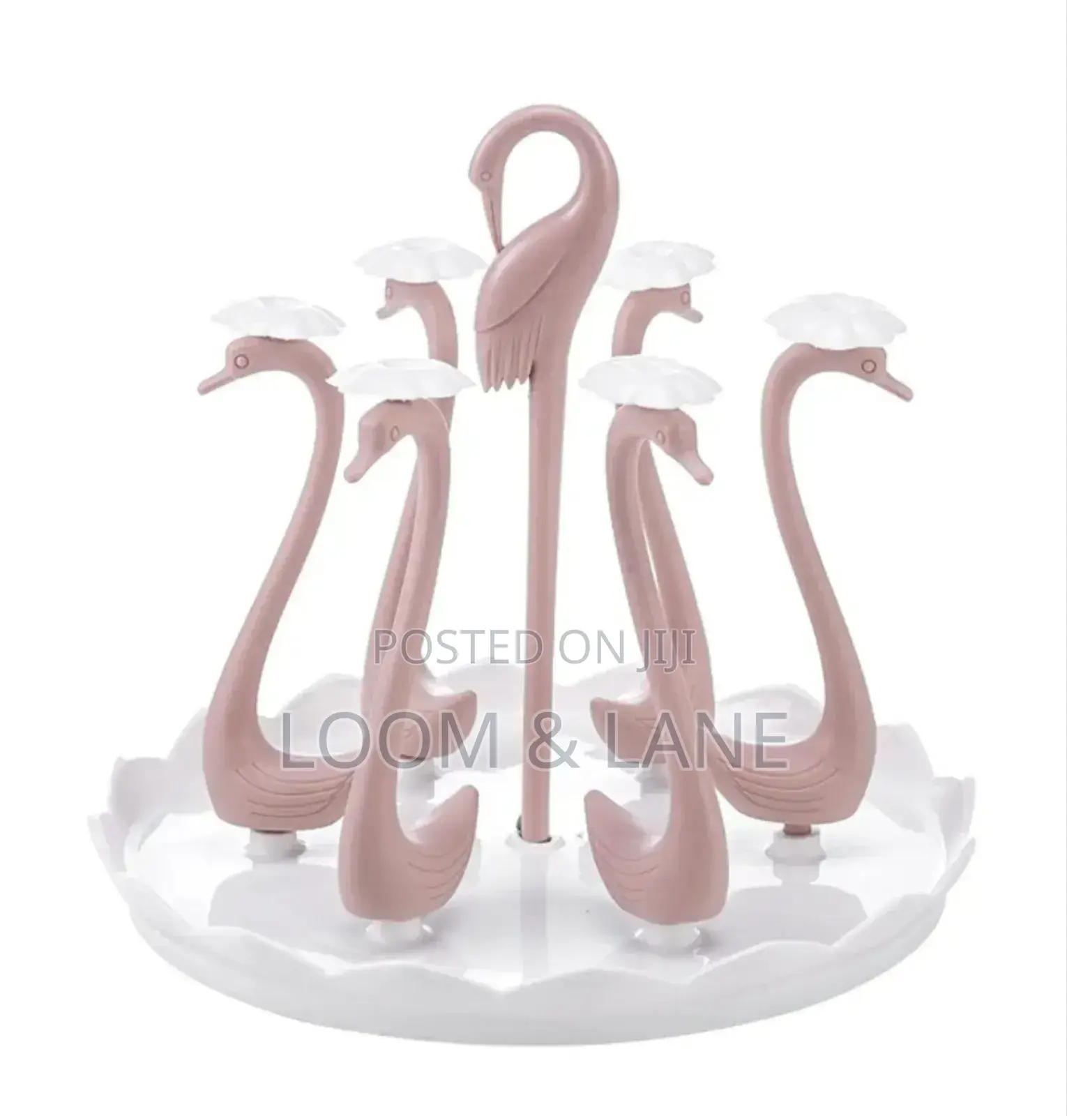 Zerodis Swan Cup Holder With Rotating Drip Tray
