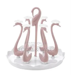 Zerodis Swan Cup Holder With Rotating Drip Tray