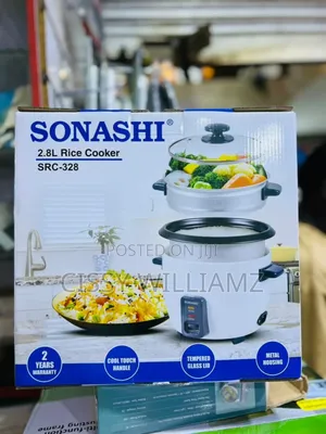 Sonashi 2.8 Liter Rice Cooker 2 in 1 Rice Cooker + Steamer
