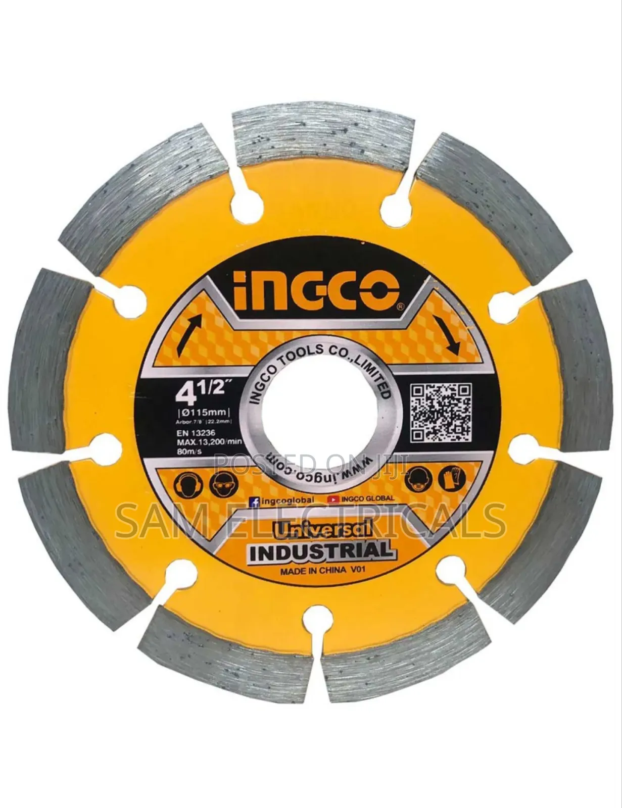 Ingco 41⁄2 Diamond Cutting Disc
