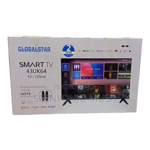 Globalstar Doby Audia 43" Smart Tv - 43uk64,-Wi-Fi-Netflix
