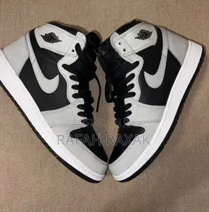 Original Grey/Black Nike Air Jordan 1 High Og Shadow Sneakers