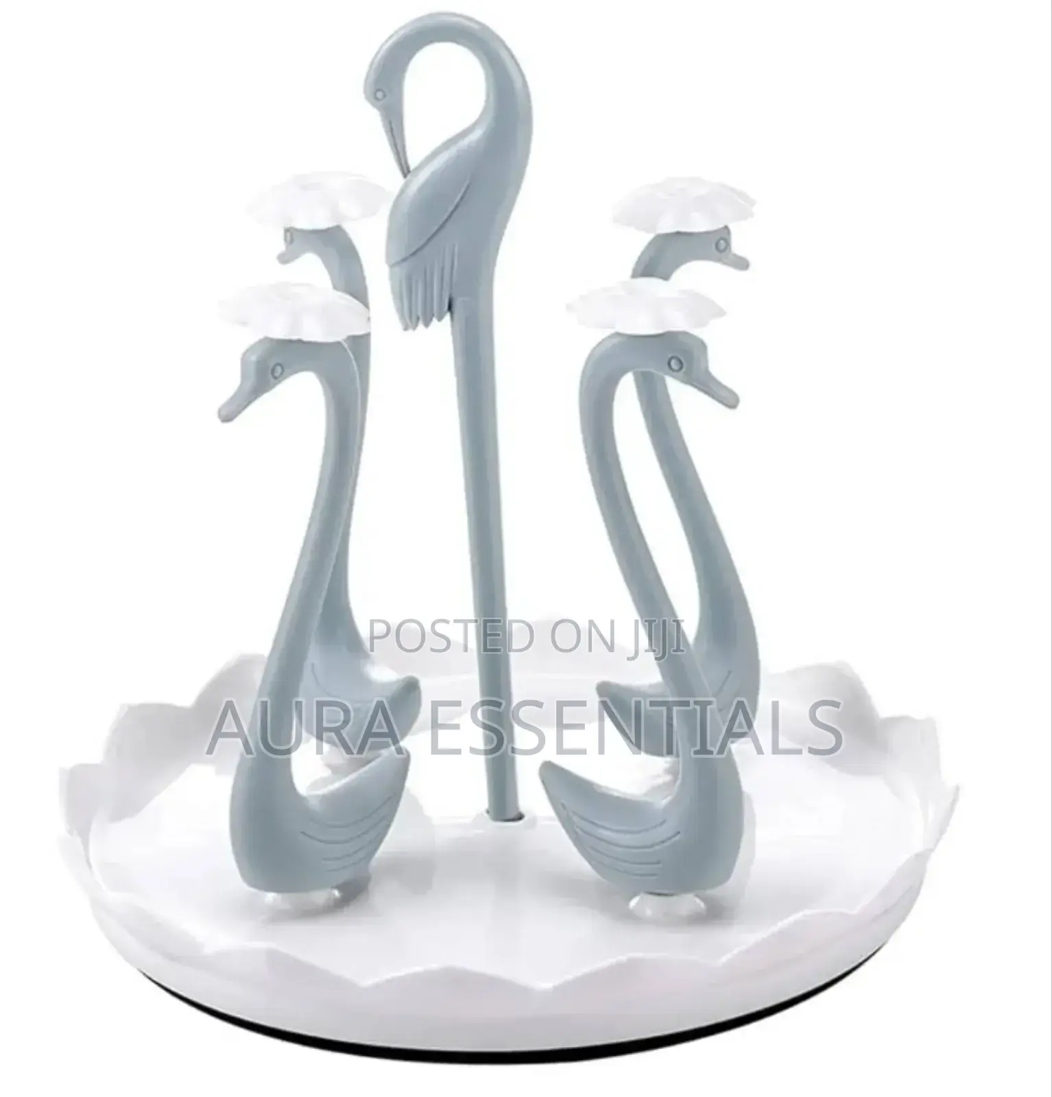 Zerodis Swan Cup Holder With Rotating Drip Tray