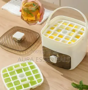 Ice Maker Box With Drawer and Storage Tray