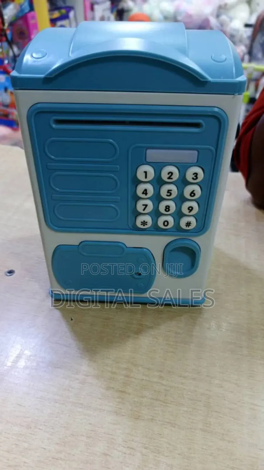 Blue and White Kids Saving Box