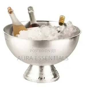 Double Wall Insulated Stainless Steel Ice Container Ice Bucket