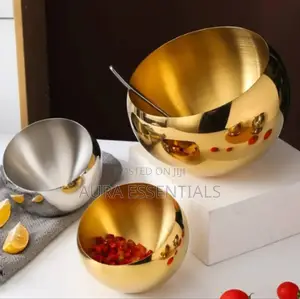 Thickened Stainless Steel Skewed Bowl With Cover