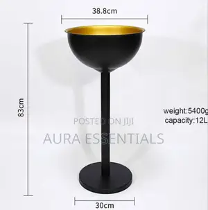 Stainless Steel Tall Champagne Ice Bucket With Stand