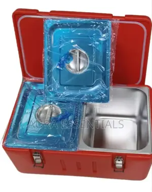 Hot and Cold Double Dish Insulated Food Container