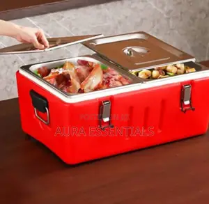 Hot and Cold Double Dish Insulated Food Container
