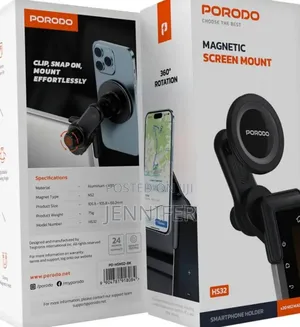 Porodo Magnetic Screen Mount - Black