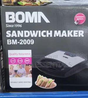 Boma 4slices Sandwich Maker, Model Bm-2009.