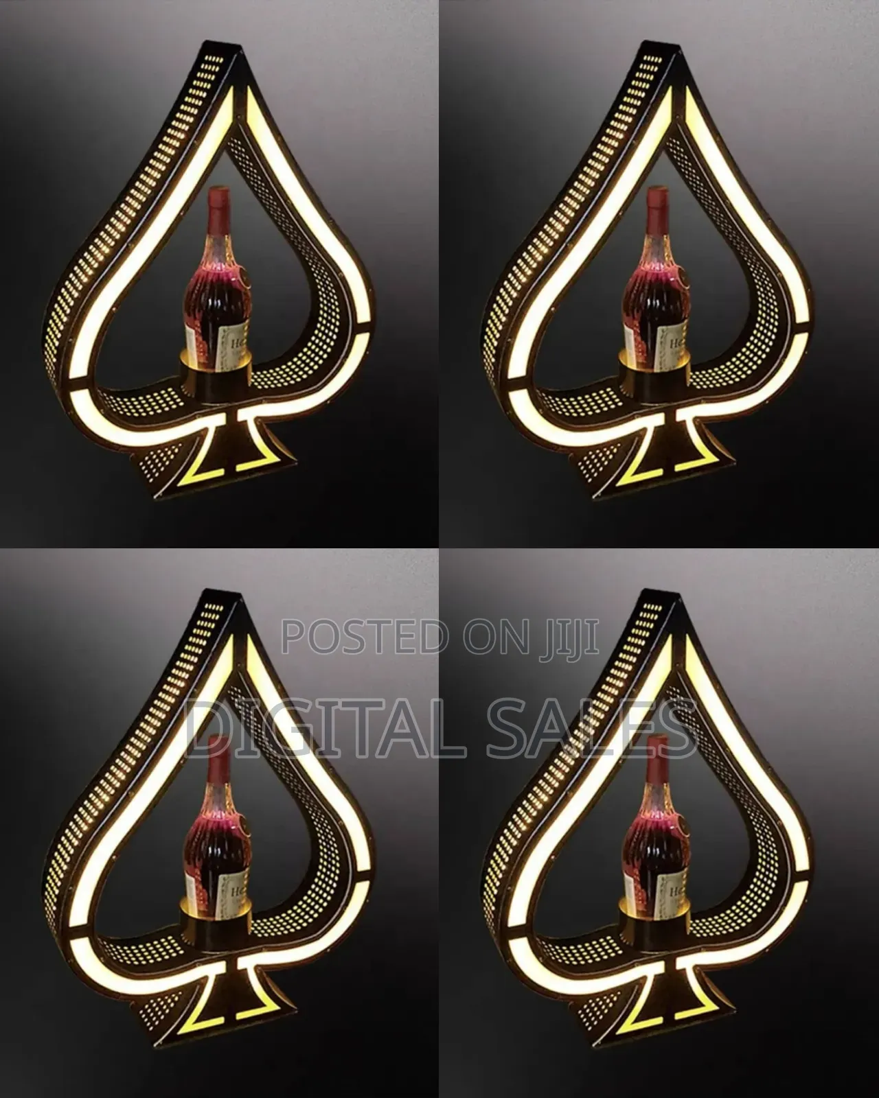 Champagne Led Bottle Holder