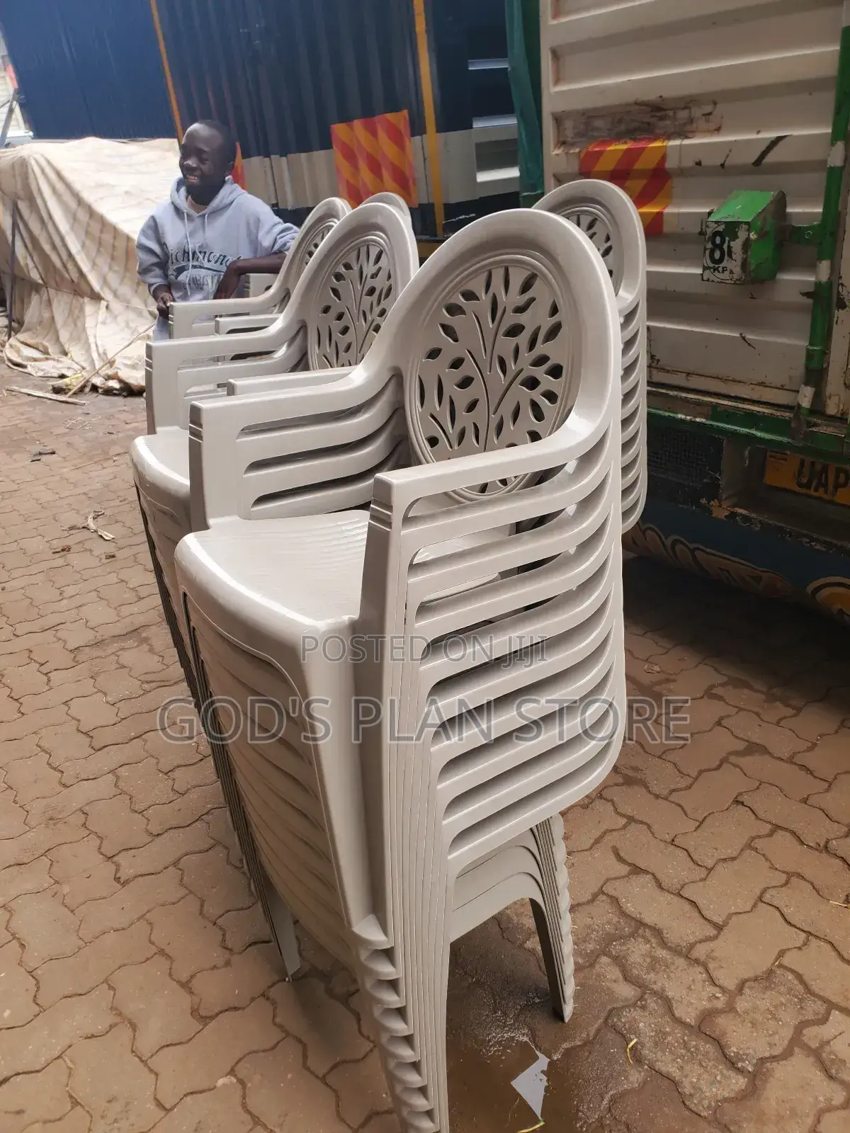 Flower Back Plastic Chairs Plastic Chairs for Restaurant