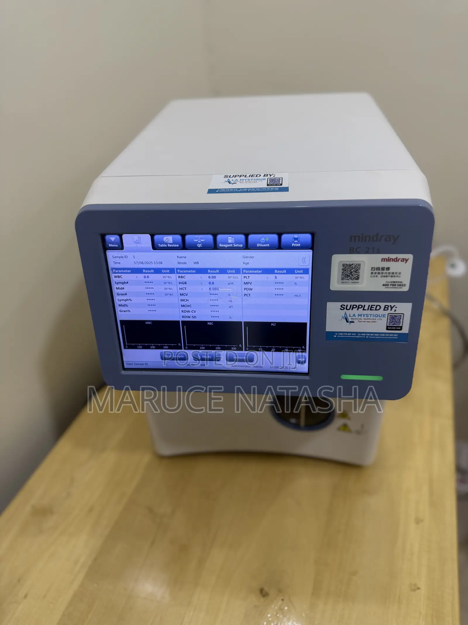Bc 21s Hematology Analyzer(Mindray CBC Machine)