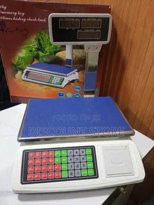 Digital Receipt Printing Weighing Scale 50kg Electronic Weighing Scale