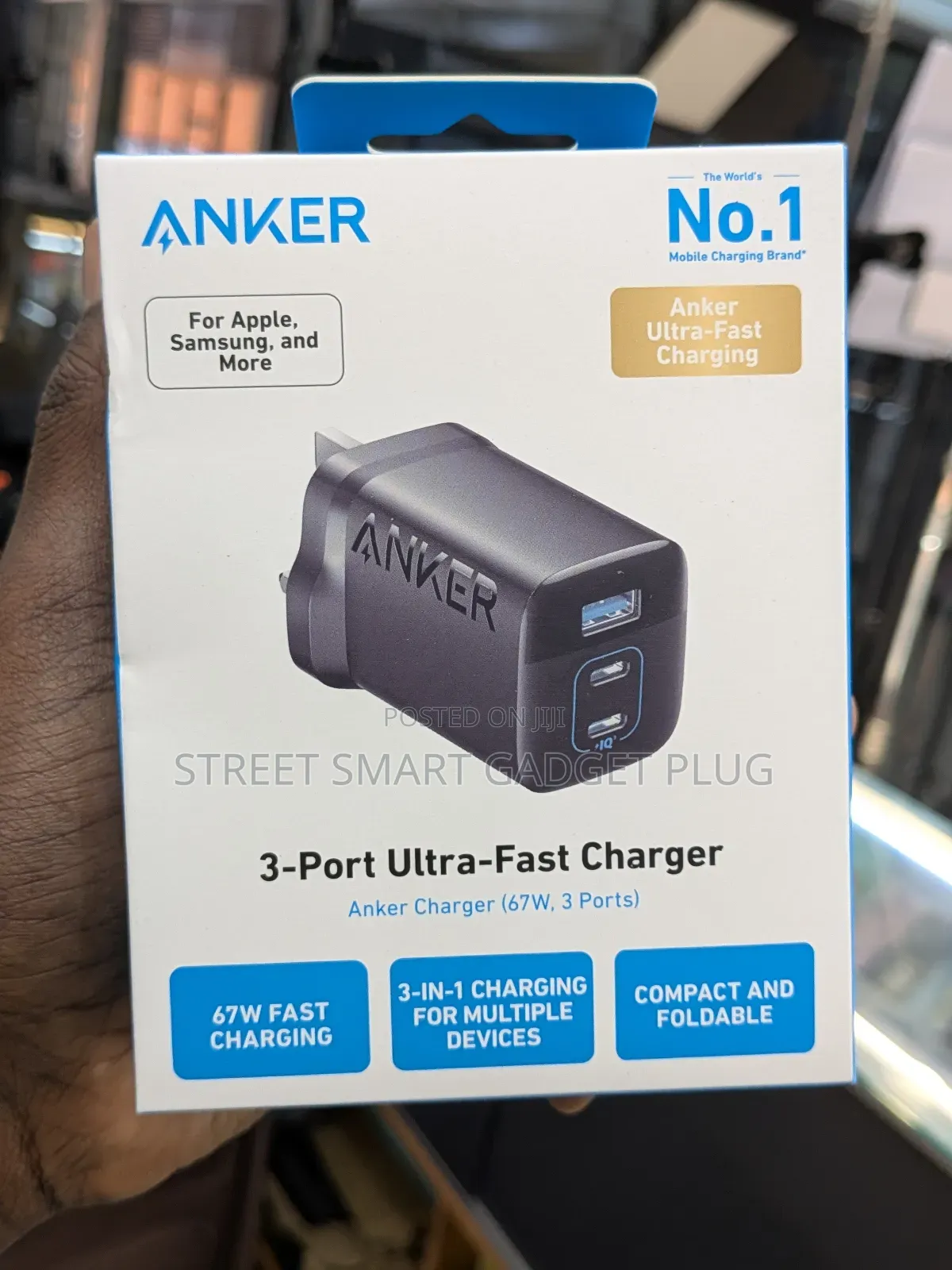 Anker 67watts 3in1 Power Adapter