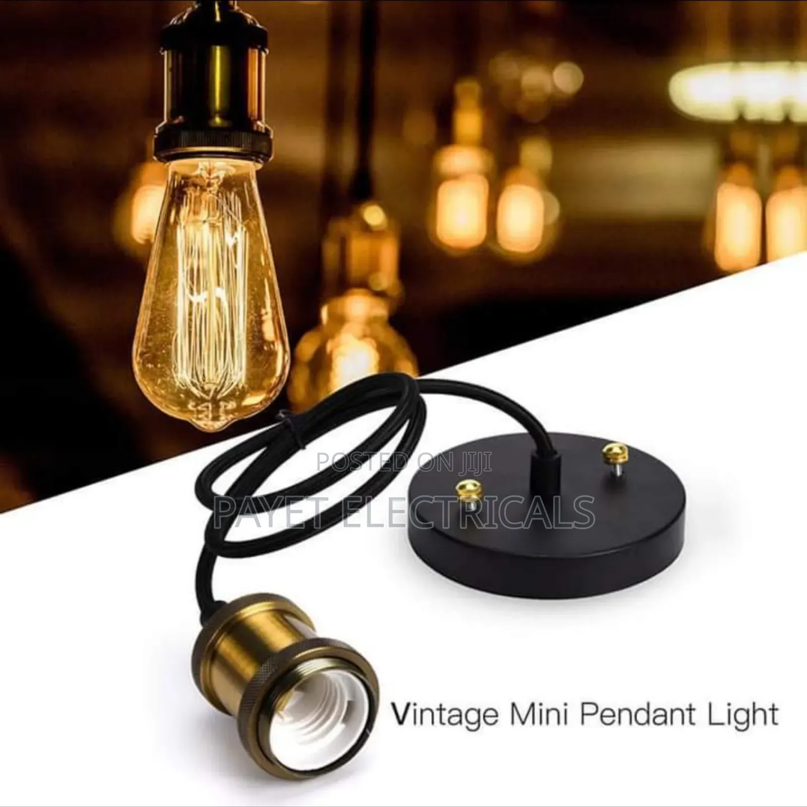 Vintage Mini Pendant Lamp Holder