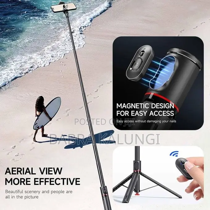 Extendable Bluetooth Selfie Stick Tripod,