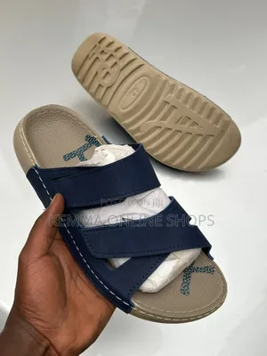 Slip on Leather Strap Sandals