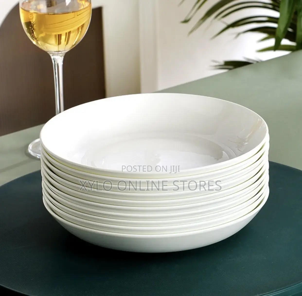 A Dozen of Ceramic Dinner Plates
