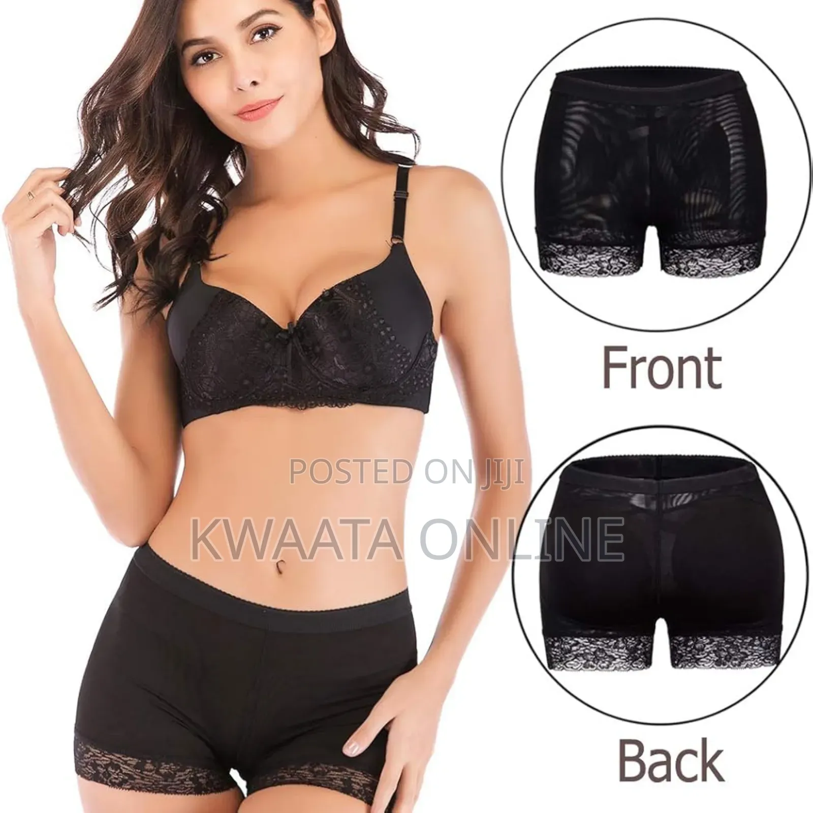 Womens Seamless Butt Lifter Boyshort Padded Panties Hip Enhancer
