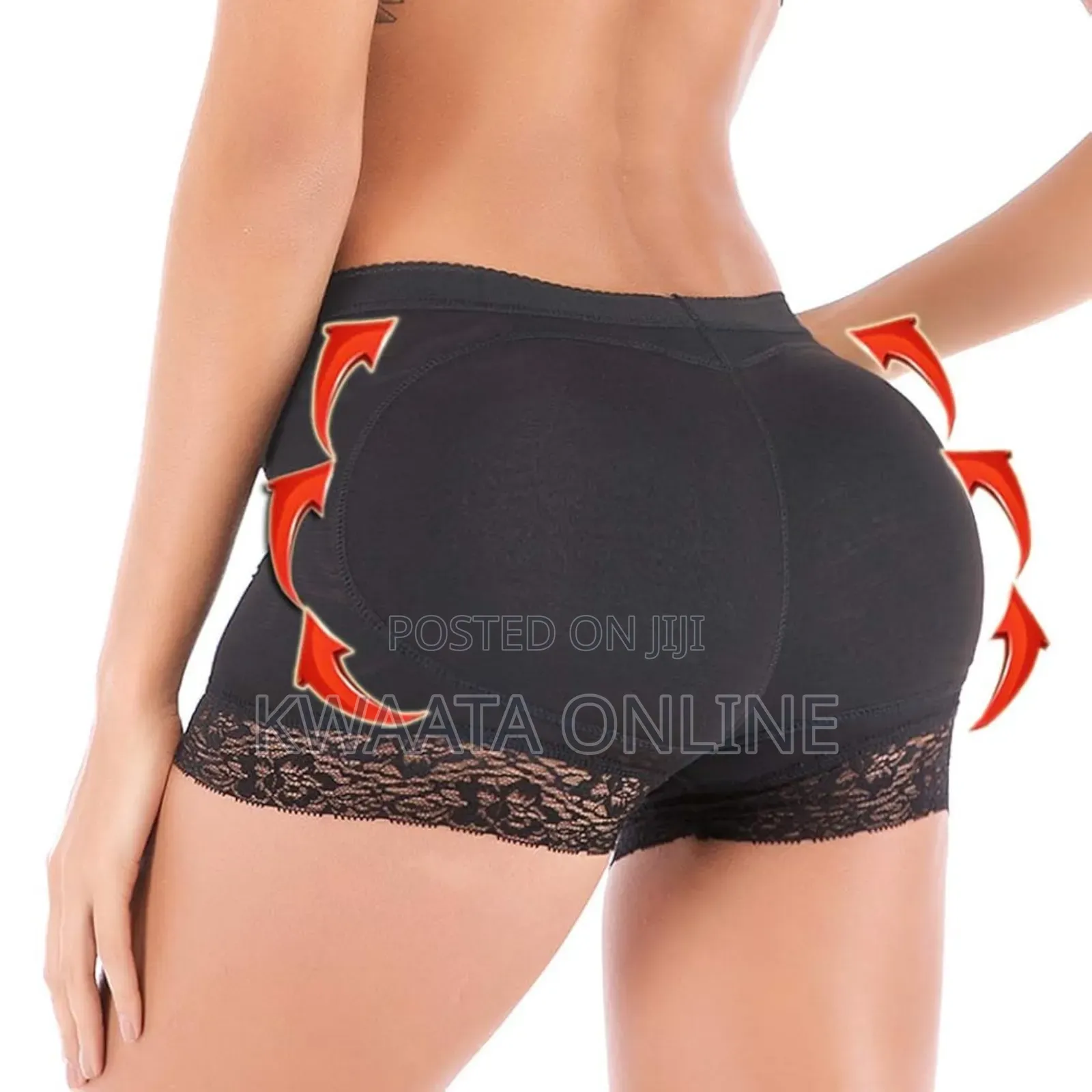 Womens Seamless Butt Lifter Boyshort Padded Panties Hip Enhancer