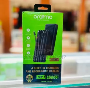 Oraimo Traveler Link 20 Power Bank 20000mah