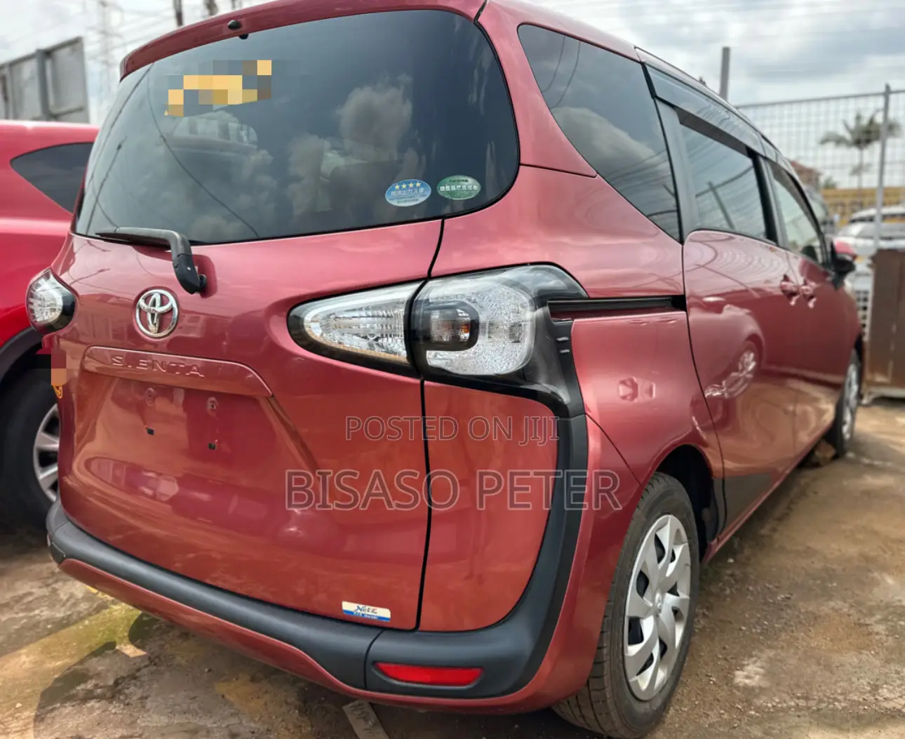 Toyota Sienta 1.5 AWD 2016 Maroon