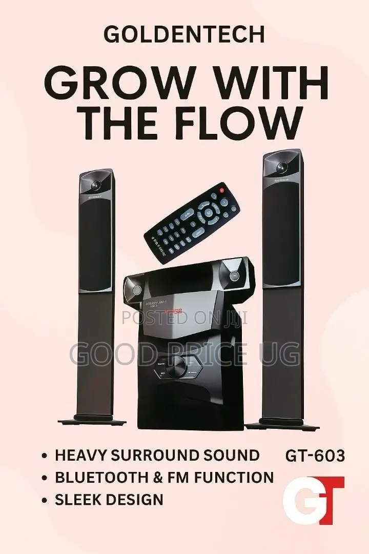 Golden Tech 3.1ch Multimedia Speaker System Gt-603