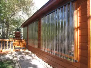 Outside Transparent Curtains