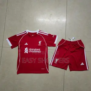 Liverpool Fc Home Kid's Kit Jersey and Shorts