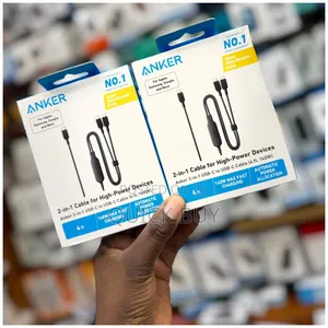 Anker 2-in-1 Usb-C to Usb-C Cable (4ft, 140w).