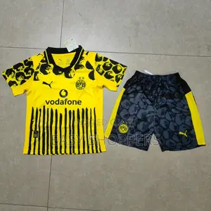 Borussia Dortmund 2025/26 Kids Home Kit Jersey and Shorts
