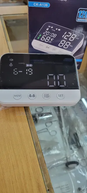 Blood Pressure Monitor Bp With Large Screen Display Rechargeable