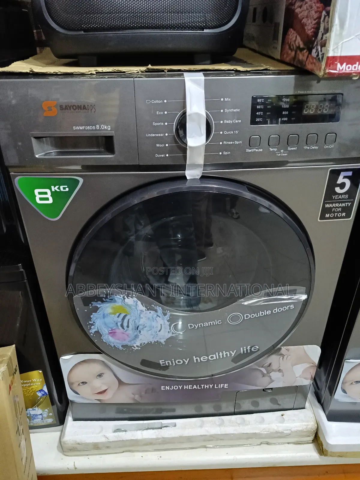 8kg Automatic Front Load Washing Machine