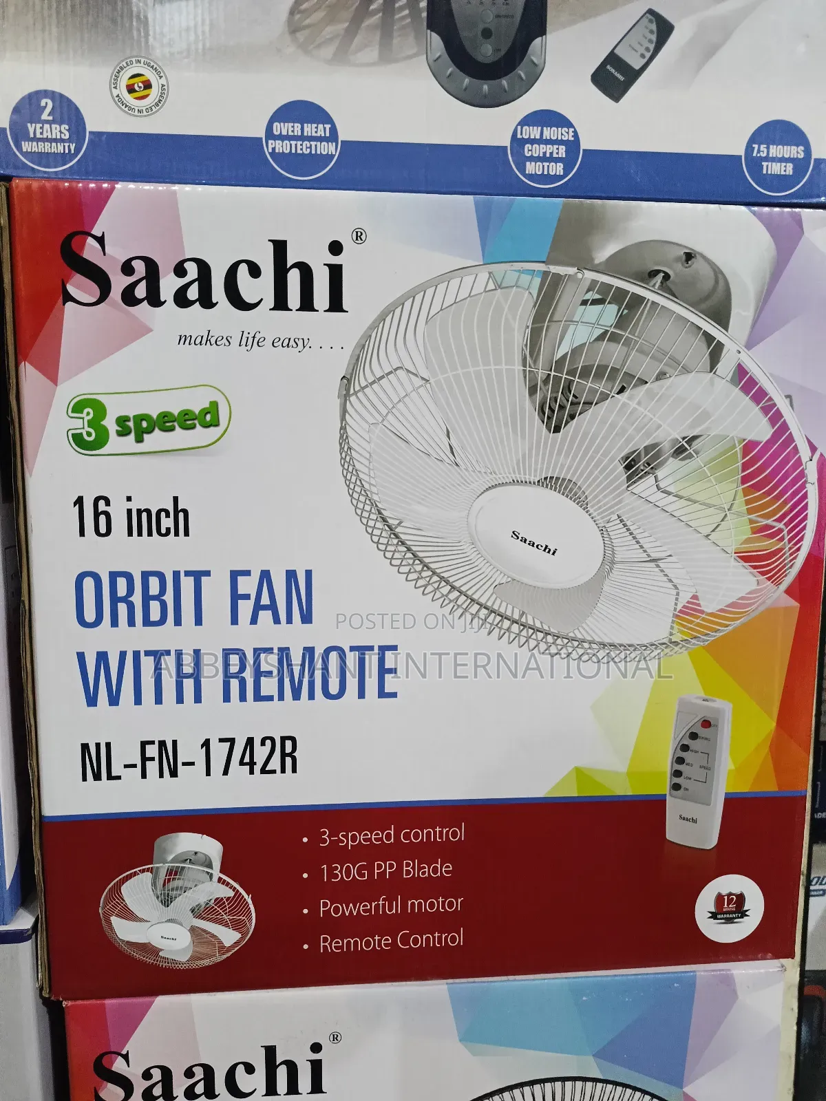 Remote Ceiling Fan/ Saachi Remote Ceiling Fan