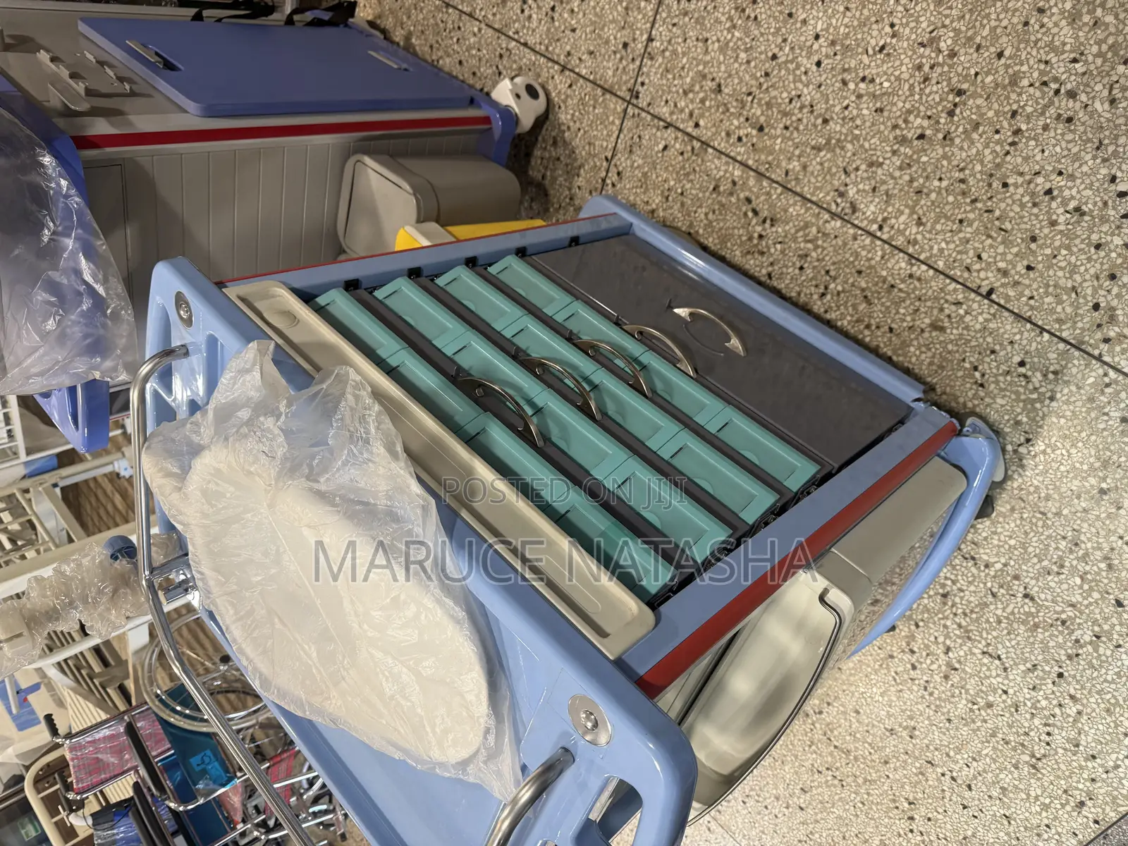 Double Sided Drawer Emergency Trolley