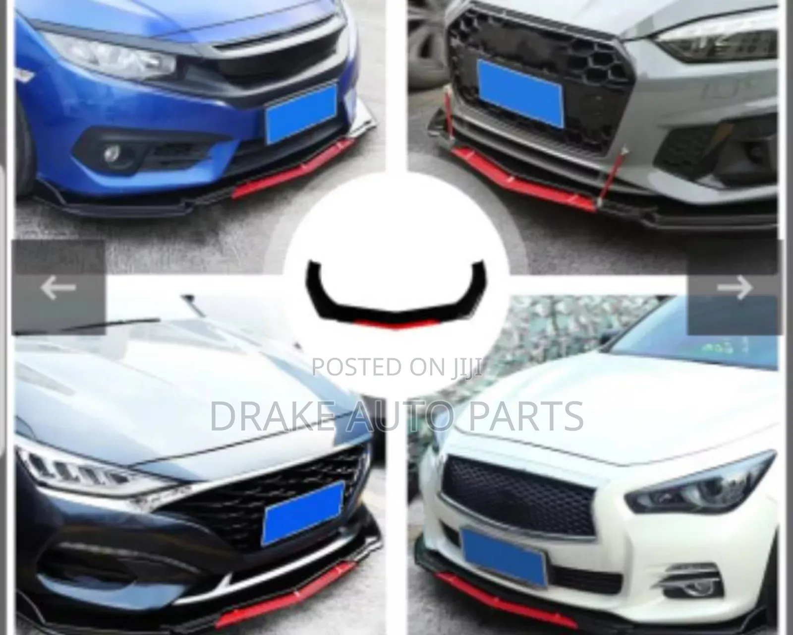 Universal Front Car Bumper Lip Available
