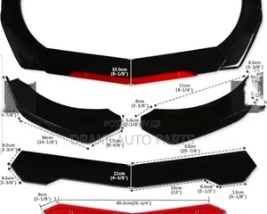 Universal Front Car Bumper Lip Available