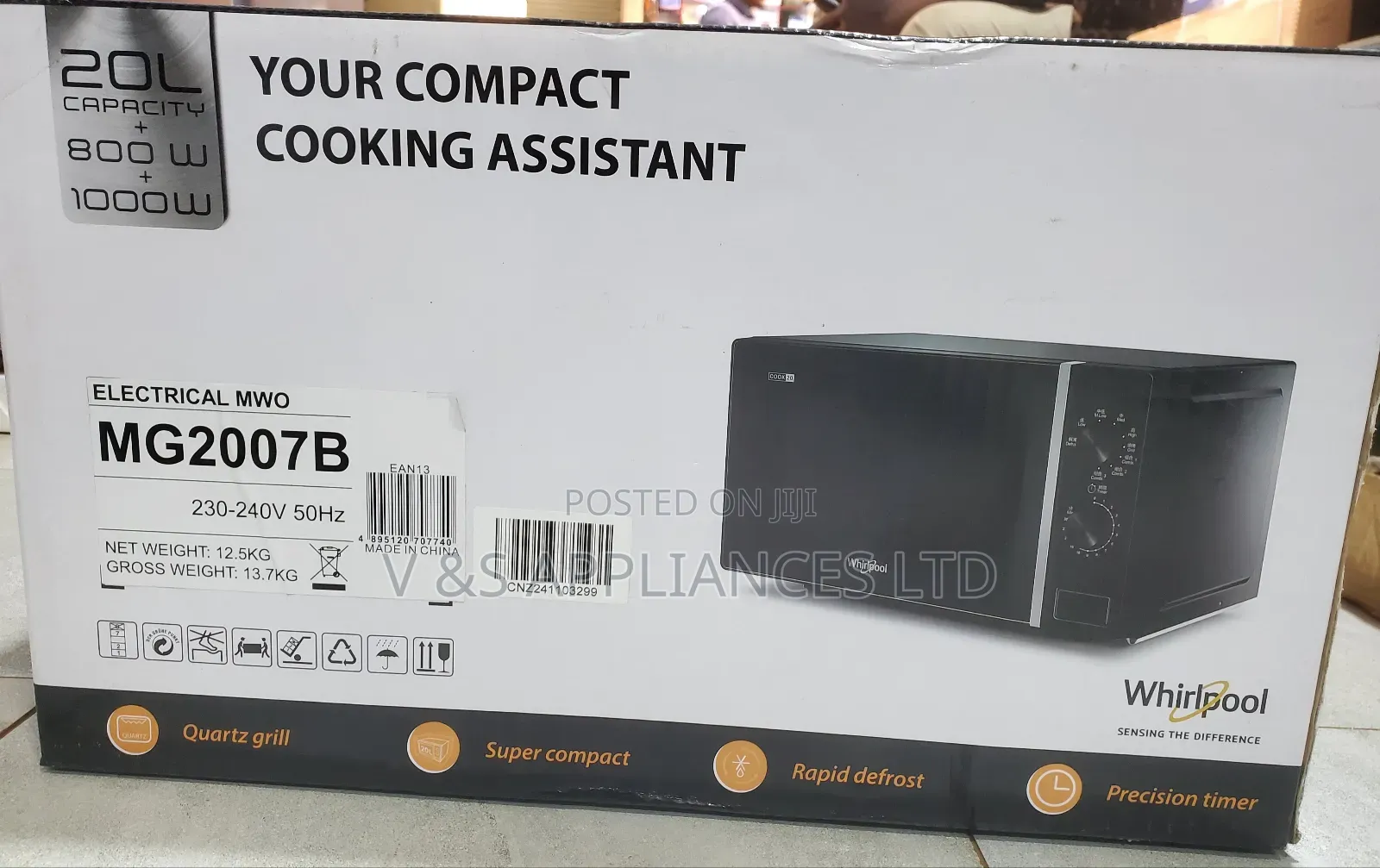 20l Whirlpool Microwave