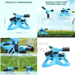 Blue Roots Leaf Automatic Rotating Garden Sprinkler