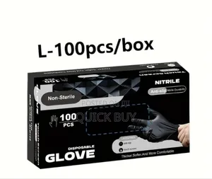 100pcs Black Disposable Multifunction Gloves