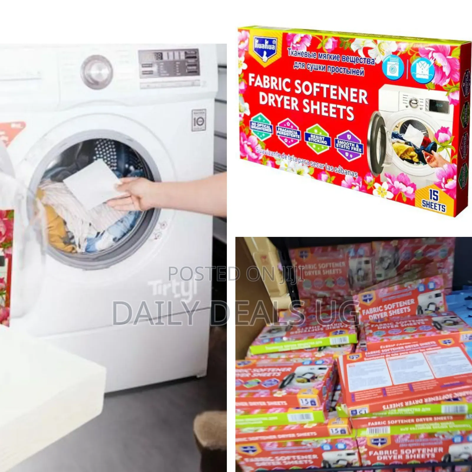 Fabric Softener Dryer Sheets