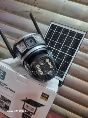 Security Camera Two Lens With Motion Sensor